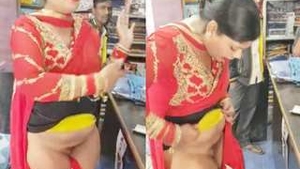 South Asian transgender person undressed and soliciting funds