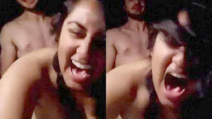 Indian girl and Caucasian guy's intimate encounter