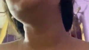 A lovely girl makes loud moans while enjoying her boyfriend