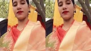 Sexy babe flaunts her body in a video call