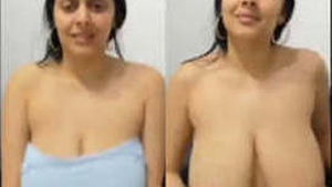 Watch a stunning NRI girl flaunt her naked body in this steamy video