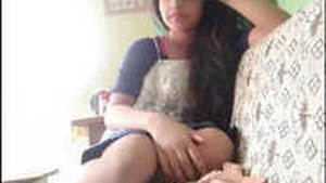 Beautiful Indian girl reveals her breasts in a video call