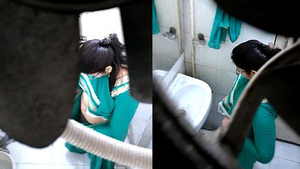 Indian sister caught in the bathroom