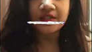 Indian girl in live action