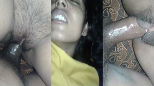 Desi MMS video shows painful tight pussy fucking