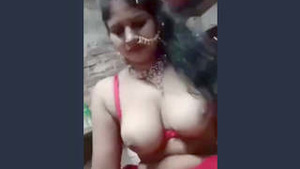 Hot village bhabi gives a blowjob and gets fucked