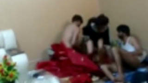 Pakistani threesome recorded in explicit video