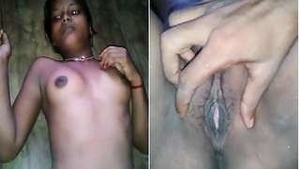 Tamil beauty enjoys passionate pussy play with lover