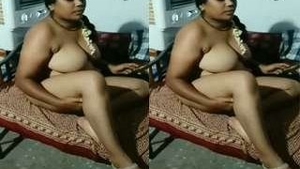 Watch a Tamil wife strip and perform live on camera