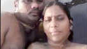 Hot Tamil couple enjoys a nude bath in the open