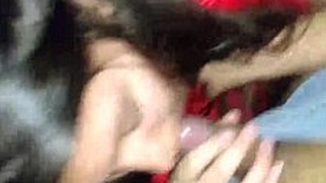 Indian girlfriend's impressive oral talent showcased