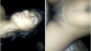 Young Indian girl kicks her boyfriend out in a steamy video