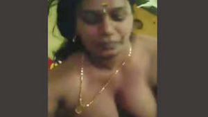 Auntie Mallu gives a sensual blowjob to her ex-boyfriend