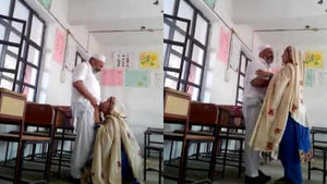Principal and teacher indulge in steamy affair in school bathroom