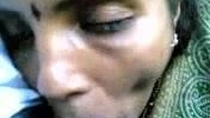 The maid gets caught by the owner while giving oral in the car