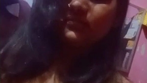 Meera's sensual finger play