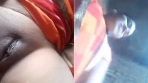 Desi bhabhi pleasures herself with her hands
