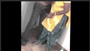 Arousing the genitals of a seductive South Indian housewife