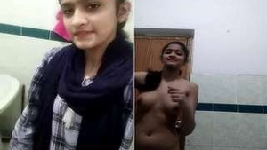 Beautiful Indian girl strips down and reveals her naked body