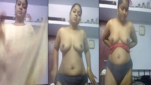 Watch a hot Indian girl strip down for money in HD video