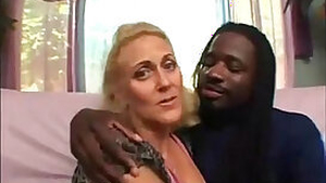 Horny granny does nasty big mamba black guy