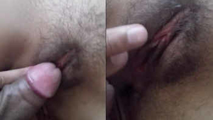 Indian babe Paru pleasures her boyfriend's fingers with her moist vagina