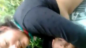 Desi couple enjoys sexual intercourse in the woods