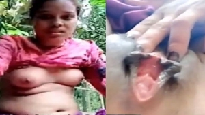 Bangladeshi unmarried girl goes topless for outdoor show