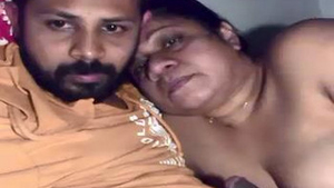 A charming mature couple shares their intimate moments