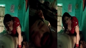 Lustful couple indulges in midnight sex on camera
