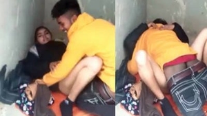Caught in the act of outdoor sex by a curious neighbor