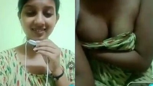 Watch a busty Indian bhabi flaunt her assets on camera