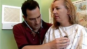 Naughty MILF patient fucks the doctor