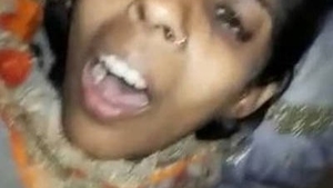 Desi bhabi and mallu couple enjoys painful fucking
