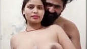 Attractive married woman moans while getting anal penetration while standing