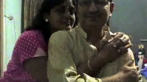 Aunty's secret video of her husband's best friend fucking her