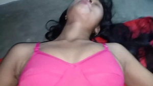 Horny Desi babe Bhavi gets a creamy load in her tight pussy