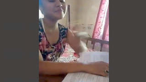 Aamis, an Assamese girl, pleases her teacher with a handjob
