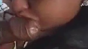 Indian girl gives outdoor blowjob and gets fucked