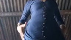 Watch a village girl with a tight body in this steamy video
