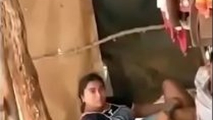 Indian couple in a tent: A hot and steamy encounter