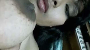 Aroused woman masturbates for the camera