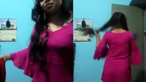 A Bengali beauty showcases her seductive physique to please her admirers