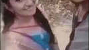Beautiful Desi girl gives a BJ in the outdoors and gets a cumshot