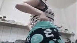 Indian aunty's large buttocks receive a creamy finish in the inaugural installment of this film