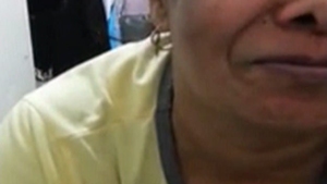 Aunty gives a sensual blowjob while chatting with her lover