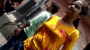 Tamil teen with natural boobs gets naughty
