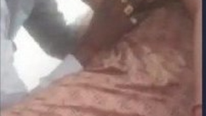 Desi woman gives a blowjob to her huge boobs