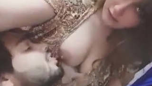 Pakistani girl with beautiful boobs sucked by boyfriend