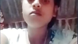 Desi girl fingering selfie video